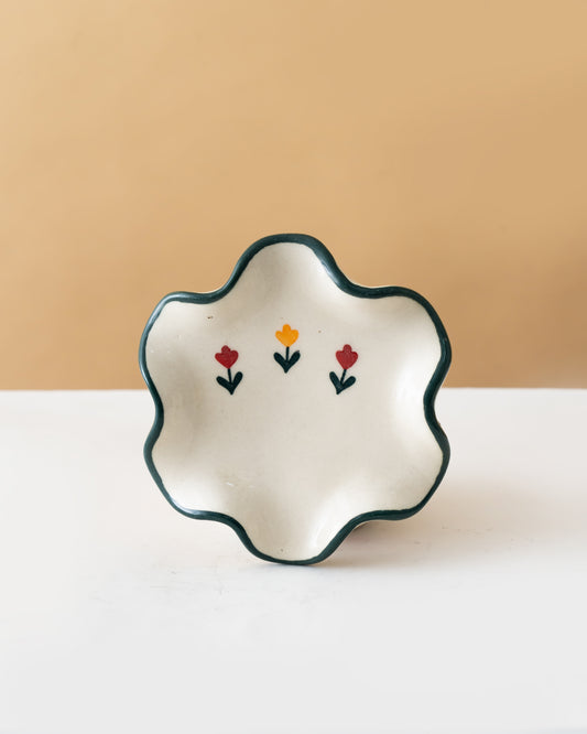 Garden Motif Cup & Saucer Set - RVCUPSAU11
