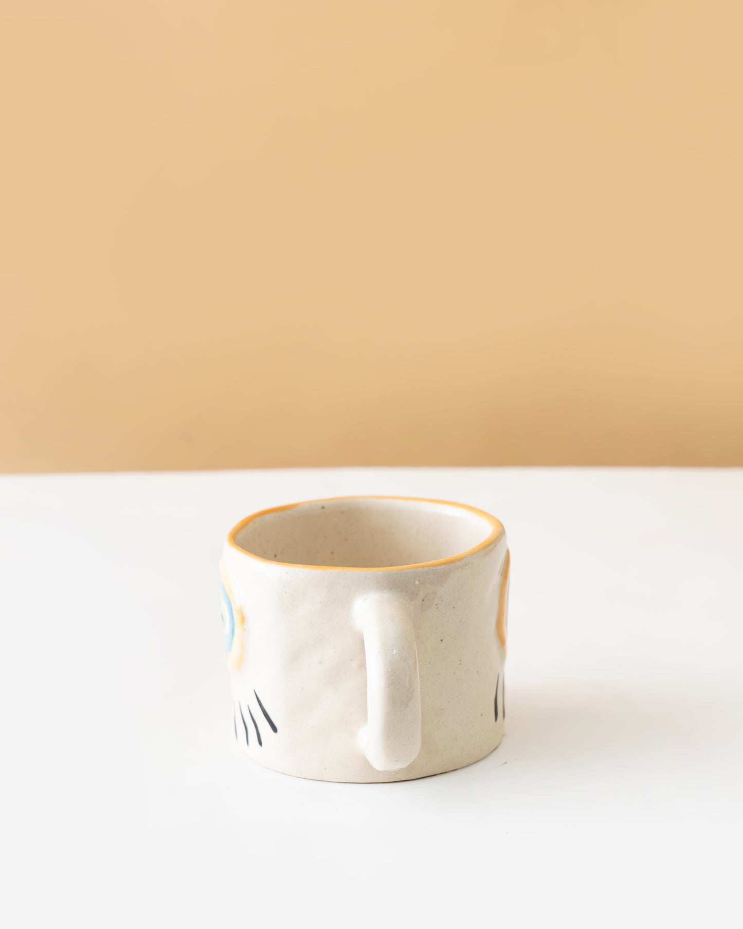 Evil Eye Ceramic Cup & Plate Set - RVCUPSAU3