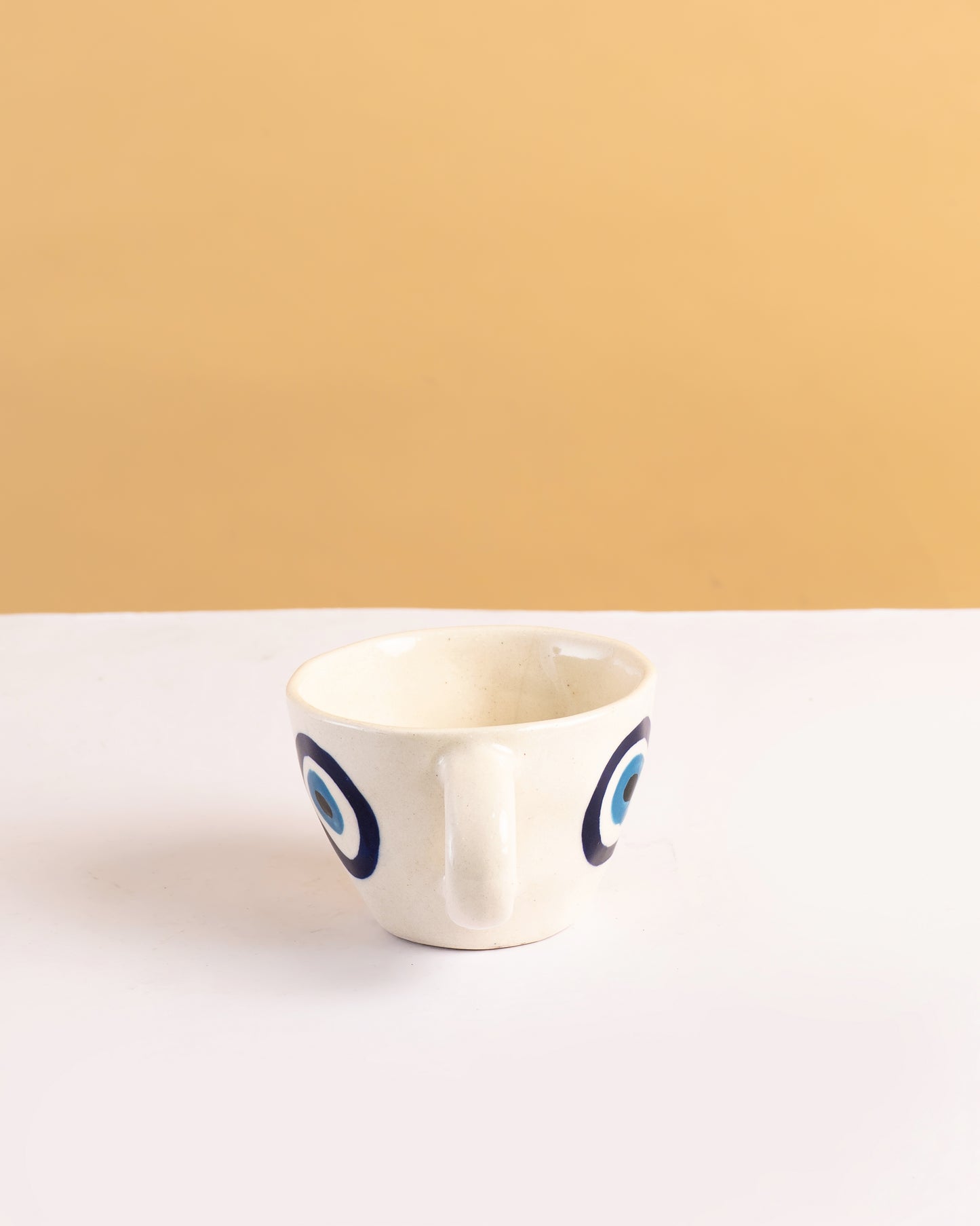 Evil Eye Hand-Painted Ceramic Mug Set of 2 - RVMUG9