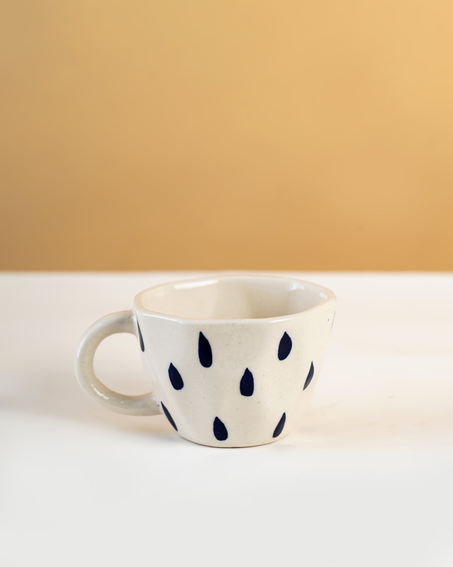 Hand-Painted Ceramic Teacup Set of 6 - RVCUP12