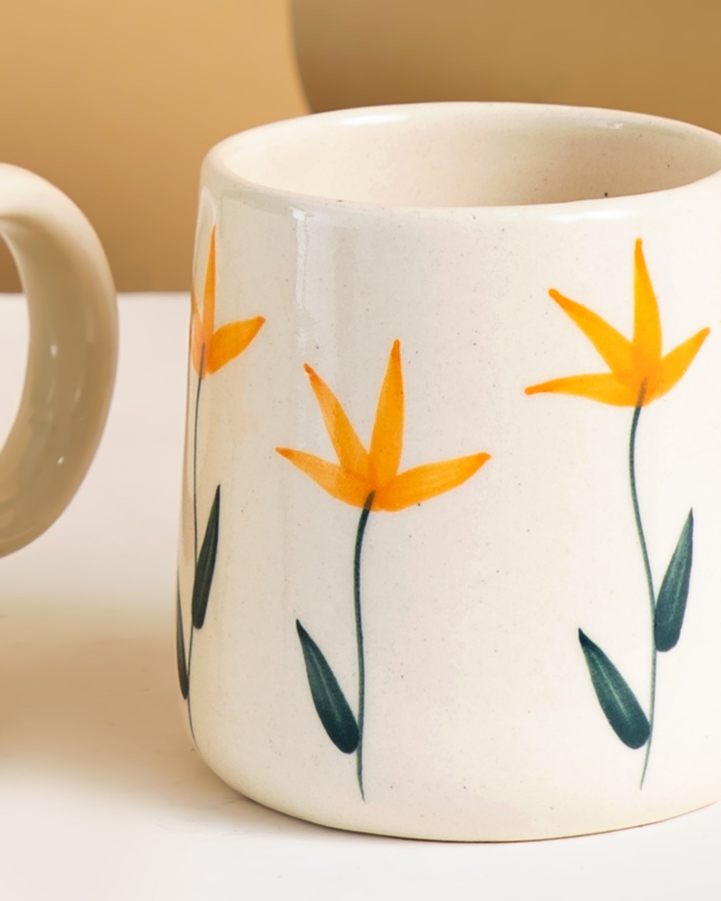 Floral Bloom Ceramic Mug Set of 6 - RVMUG35
