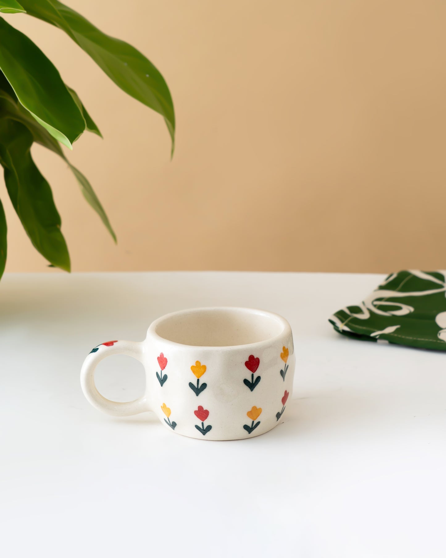 Garden Motif Cup & Saucer Set - RVCUPSAU11