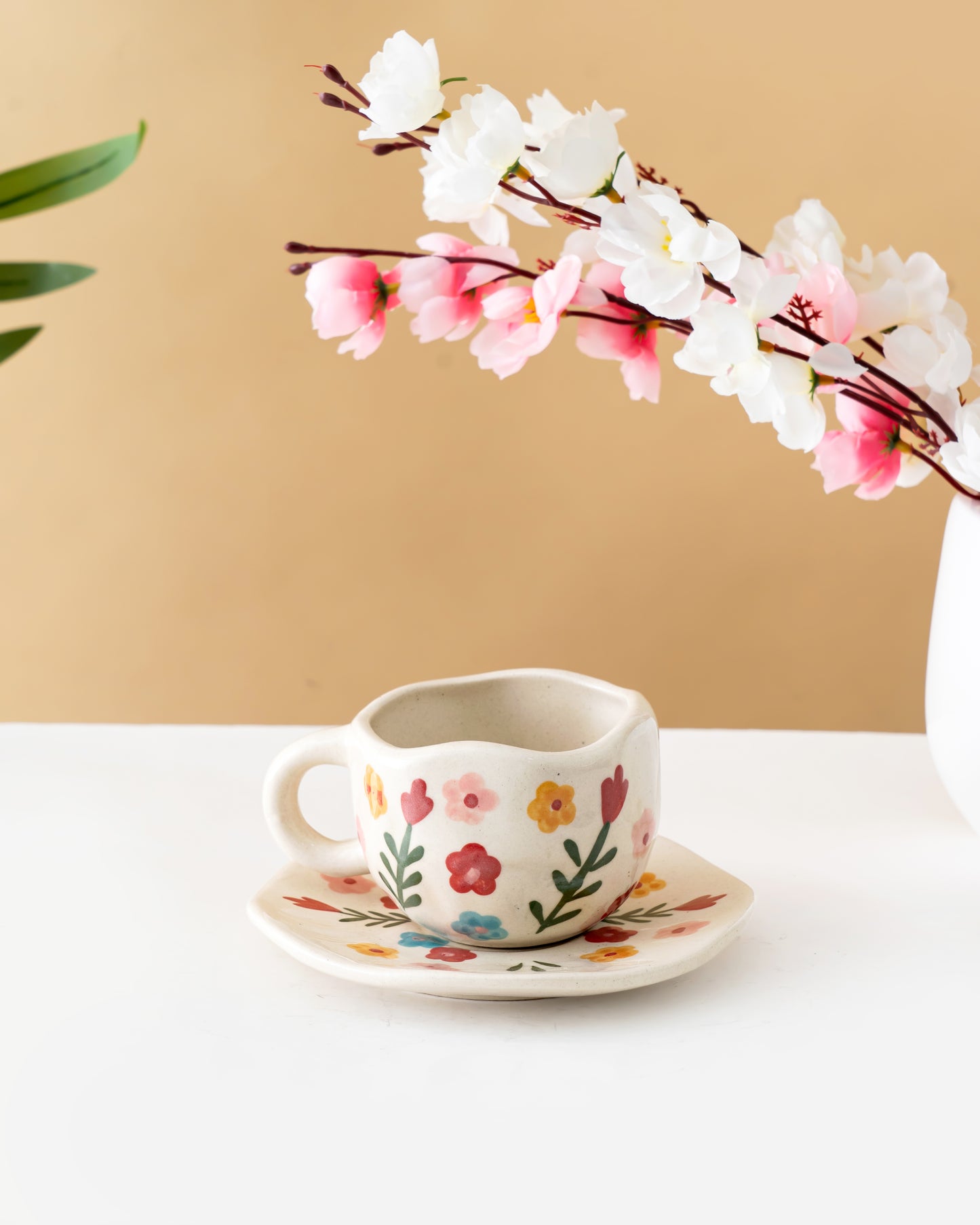 Blossom Garden Cup & Saucer Set - RVCUPSAU88