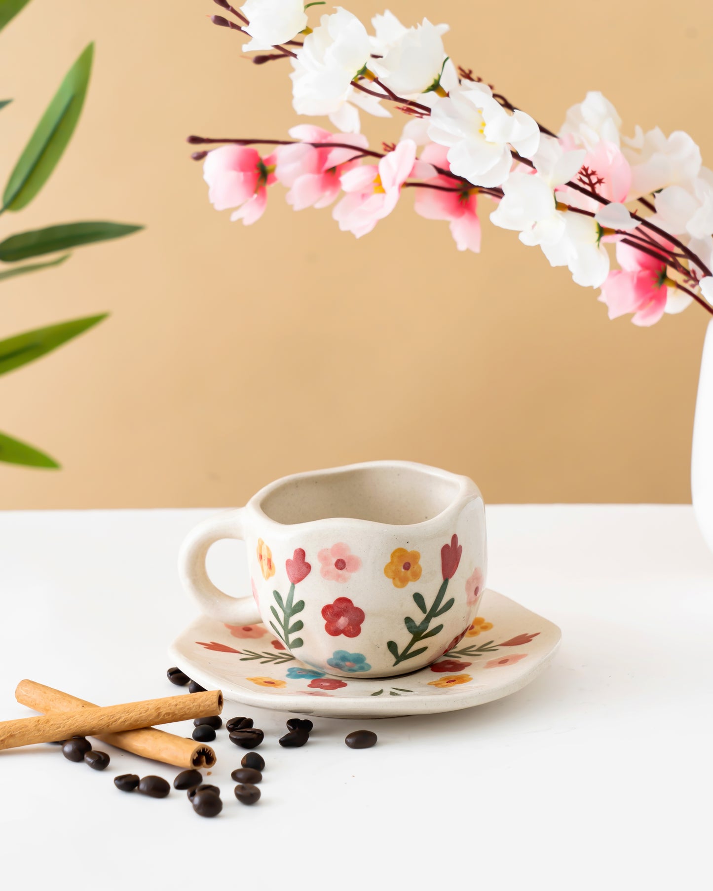 Blossom Garden Cup & Saucer Set - RVCUPSAU88