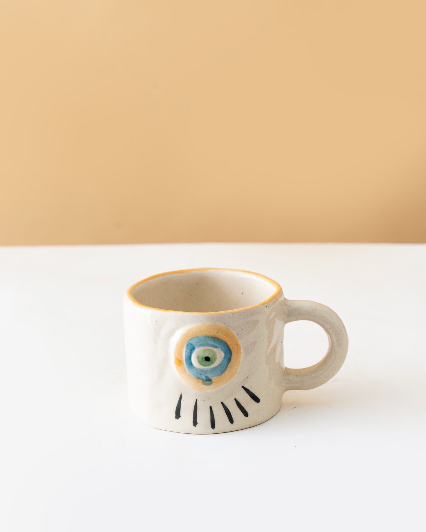 Evil Eye Ceramic Cup & Plate Set - RVCUPSAU3