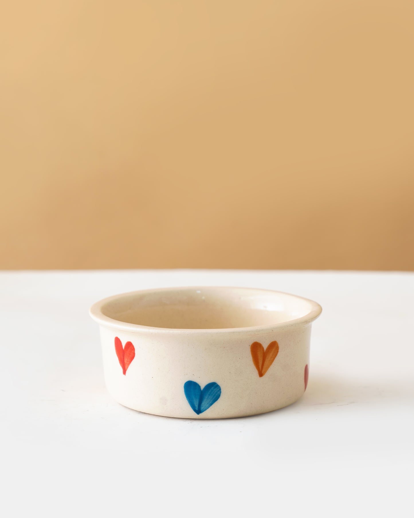 Hand-Painted Heart Cup & Bowl Set - RVDABR4