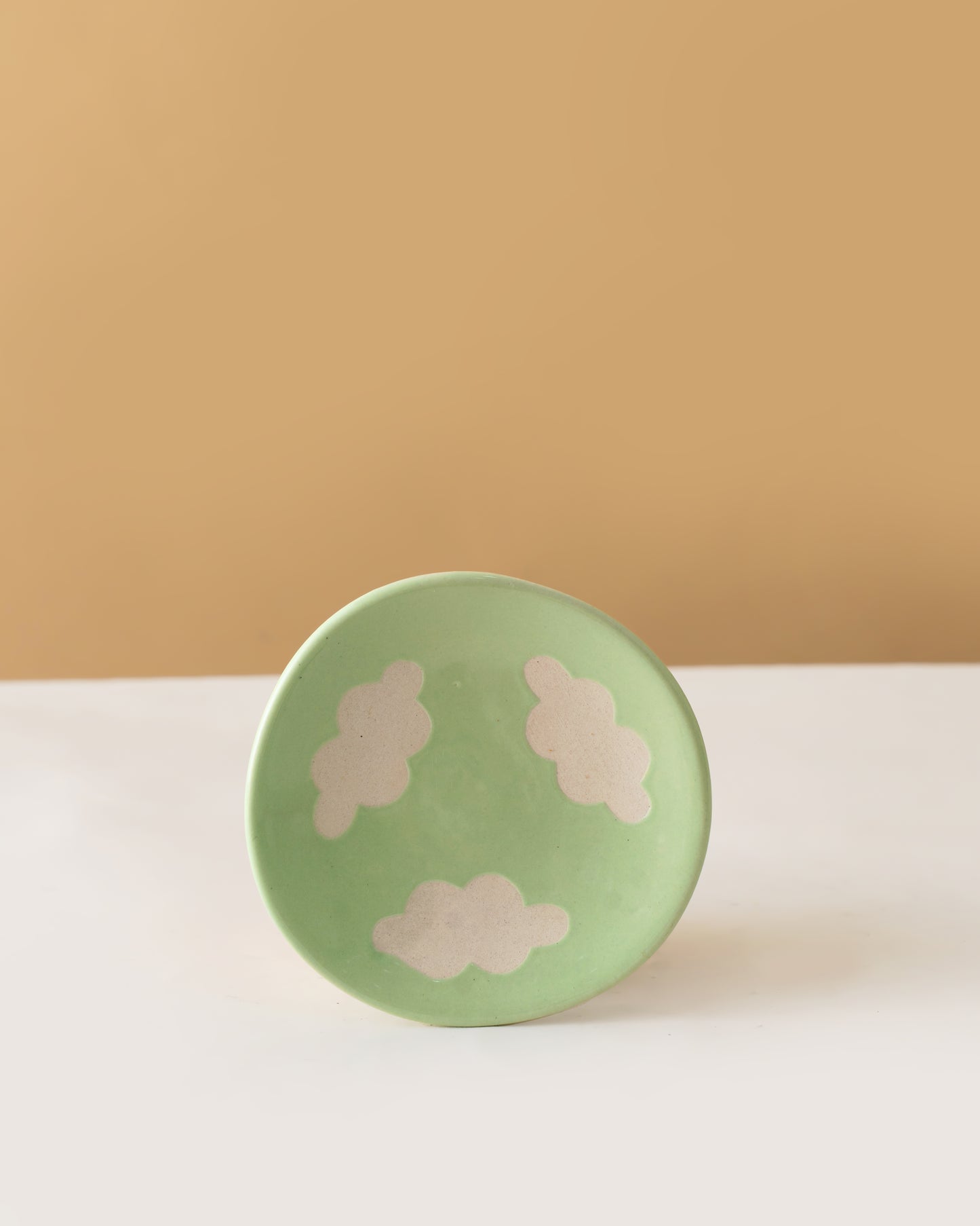 Cloud Green Ceramic Cup & Plate Set - RVCUPSAU5