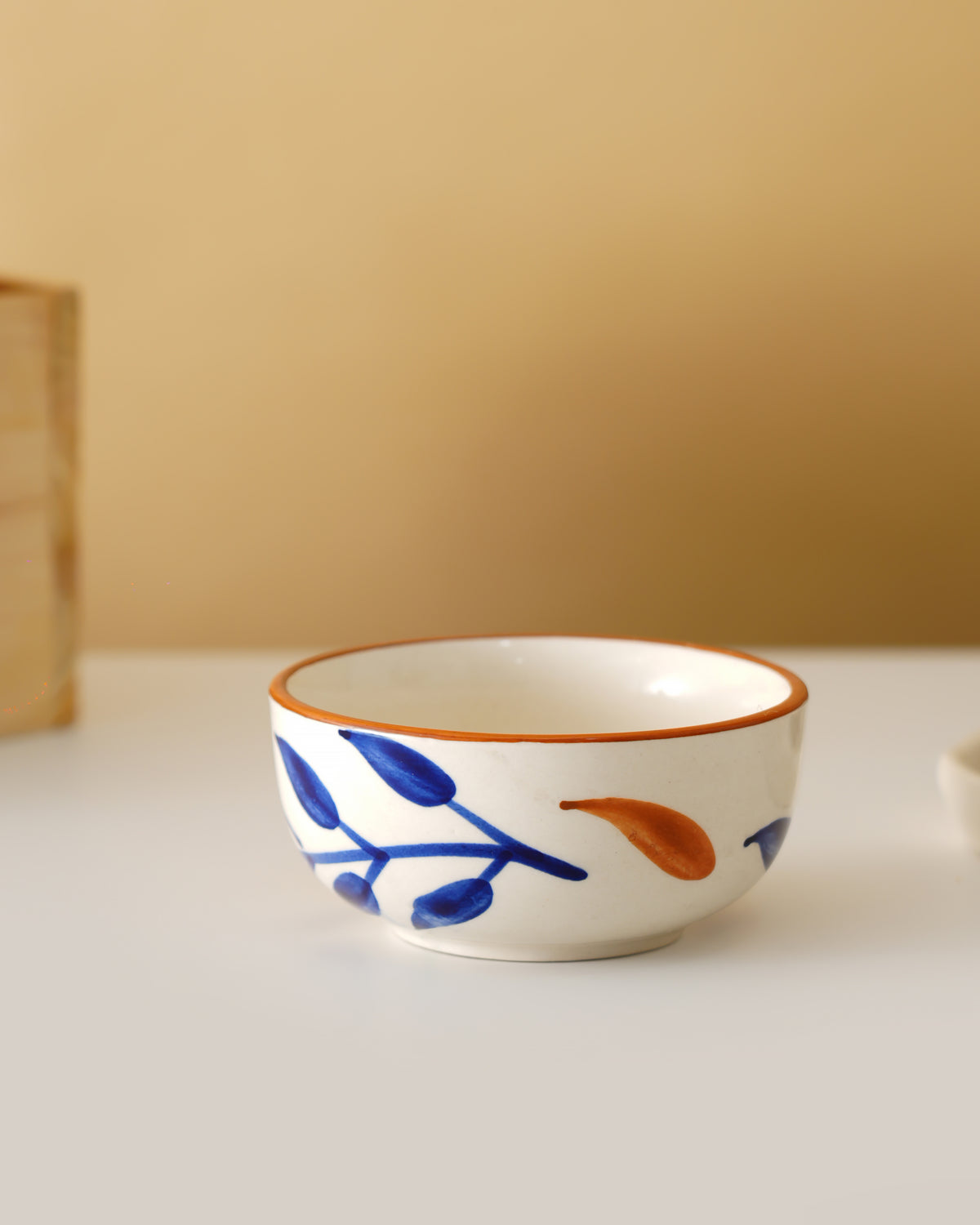 Hand-Painted Floral Ceramic Bowl (Single)  - RVBWL06